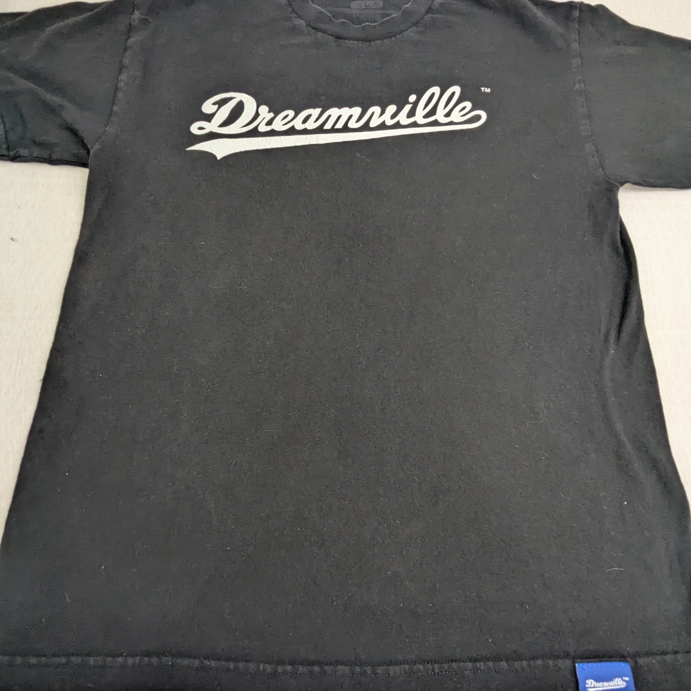 Dreamville Record Label Black Tee with Blue Tag Large